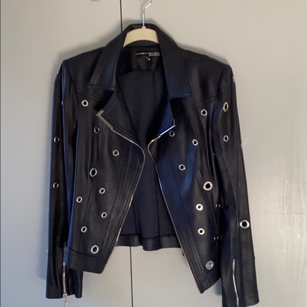 NAVY SHIRT SITH GROMMET DETAILS